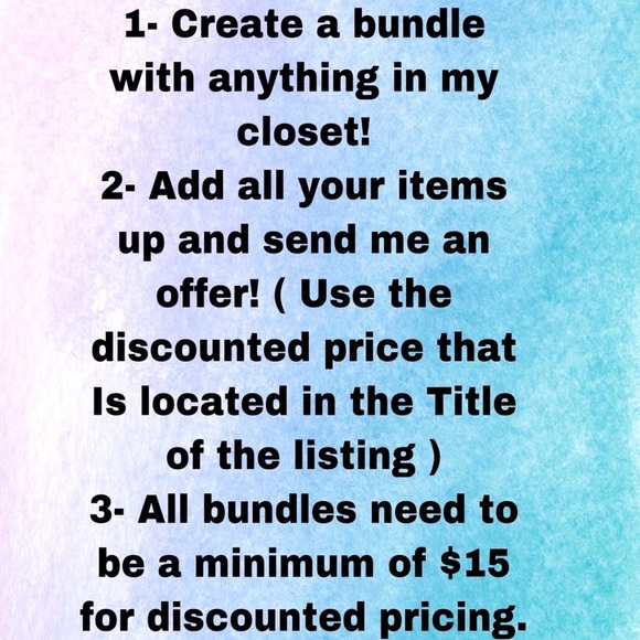 🌟 NEW PRICING / BUNDLE SYSTEM 🌟 - Picture 2 of 3